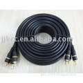 Antenna cable RG59 A/V Cable 3RCA M-M 3M CCTV&CATV System